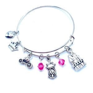 Princess Charm Bracelet Child Size Bangle